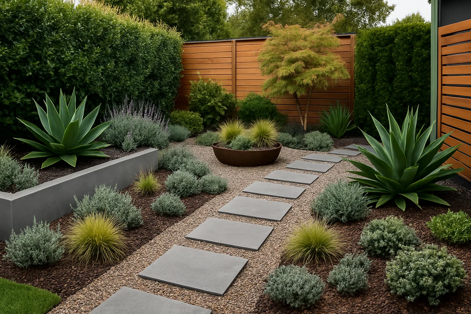 low maintenance garden design