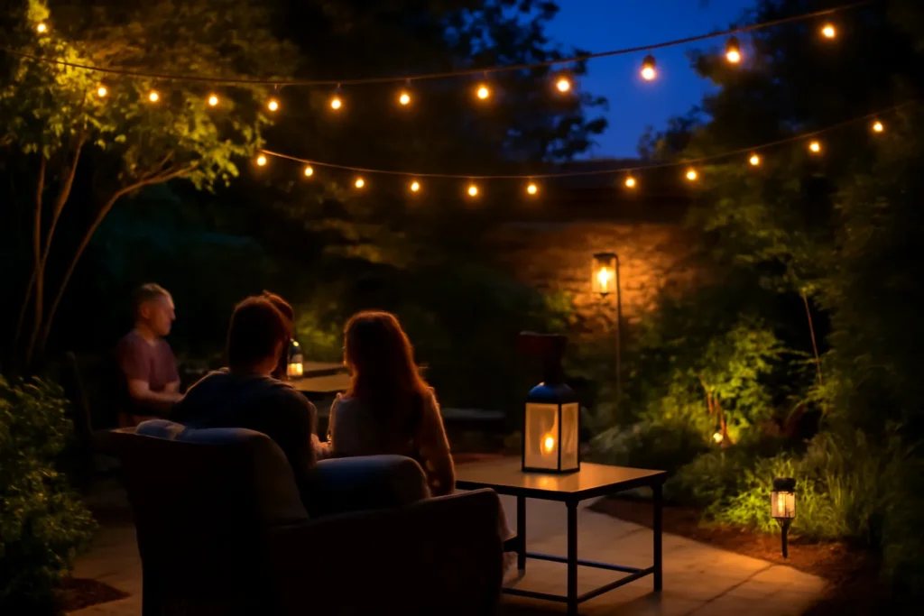 How to light your outdoor space so people stay after dark