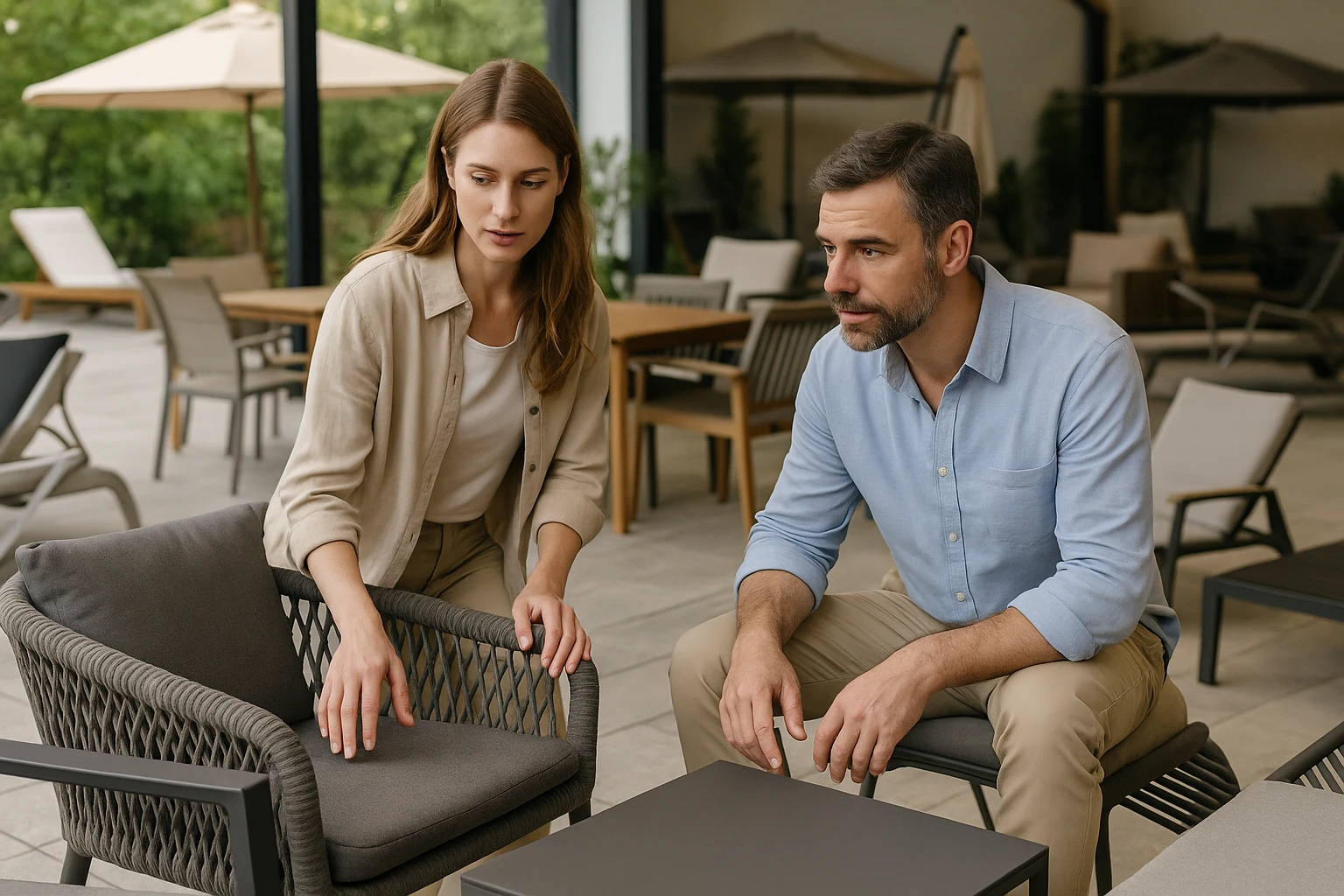 outdoor furniture choices