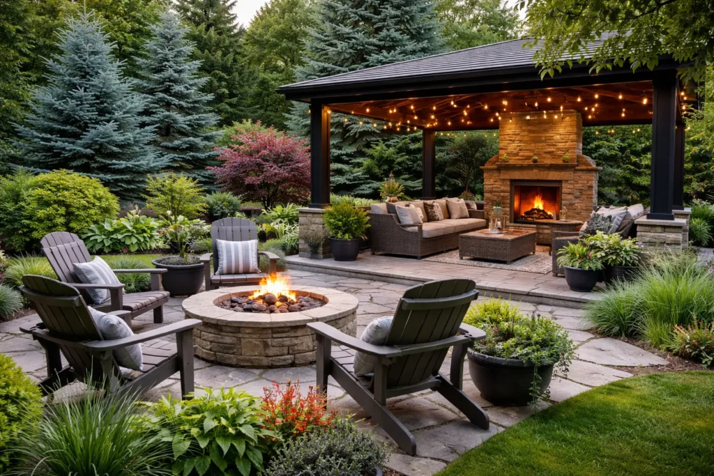 All-Season Outdoor Living: Tips for Materials, Shelter, and Plants