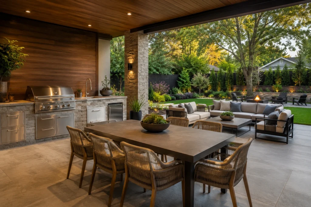 Outdoor Living Space and Kitchen Ideas That Deliver Long-Term Value
